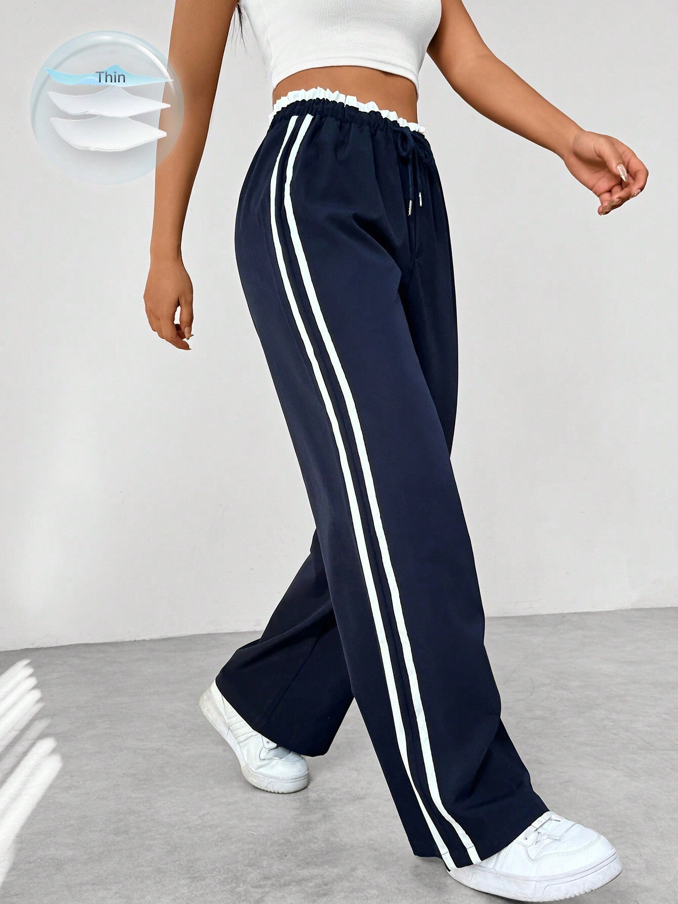 Sportive Wide-Leg Women’s Pants