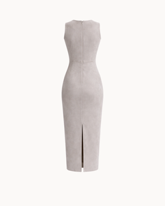 Sculpt Suede Dress