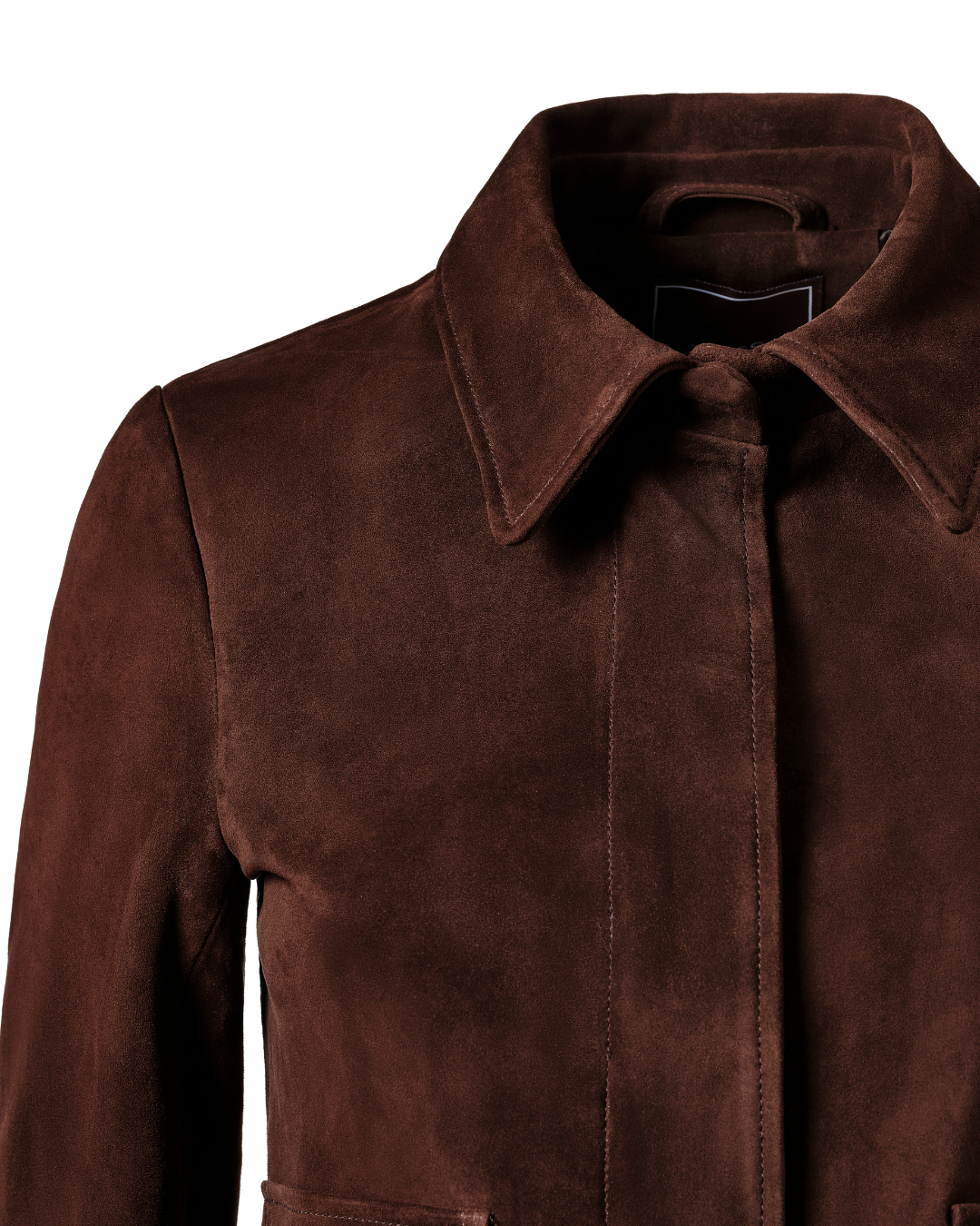 Vittoria Sheep Suede Jacket - Espresso
