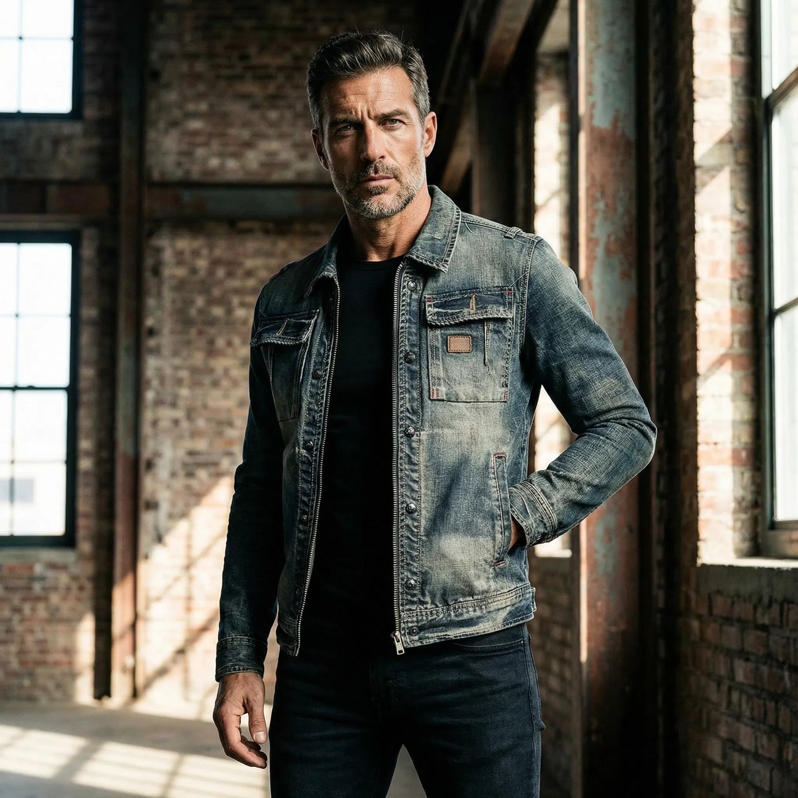 Enrico — Giacca in Denim