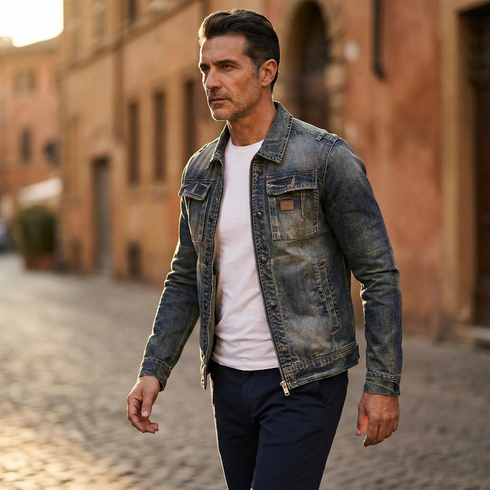 Enrico — Giacca in Denim