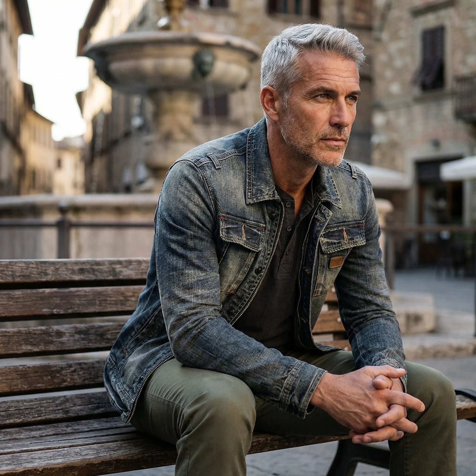 Enrico — Giacca in Denim