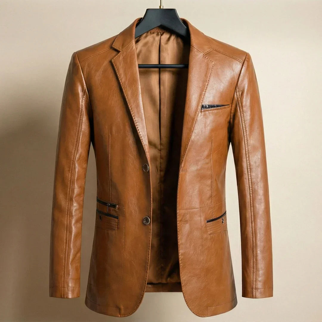 Riccardo — Leather Blazer
