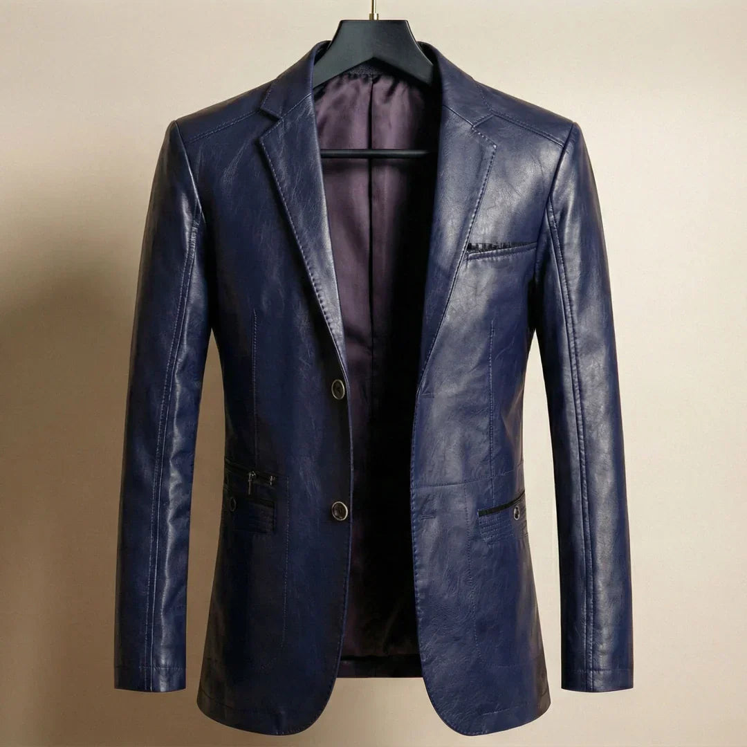 Riccardo — Leather Blazer