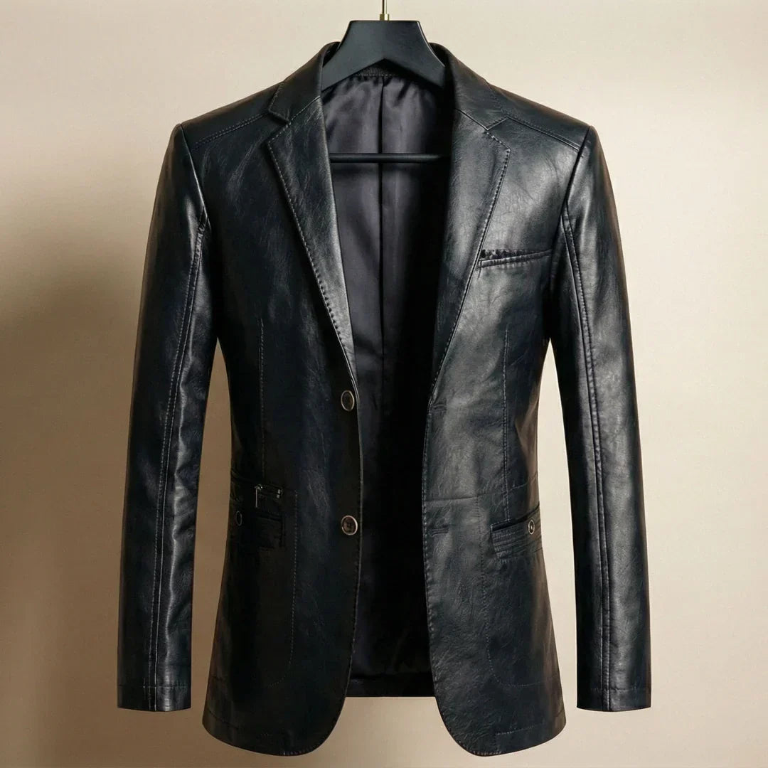 Riccardo — Leather Blazer