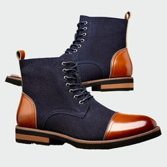 Leather Oxford Boots