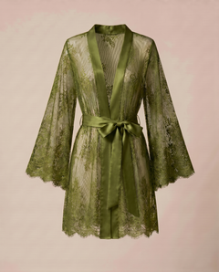 Evelina Forest Green Lace
