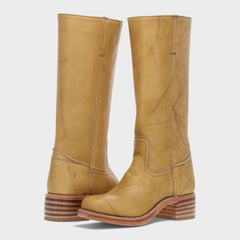 Classic Leather Knee-High Boots