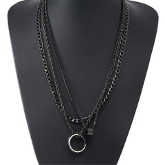 The Onyx Cuban Chain Set — 3 Piece