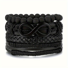 The Infinity Braided Leather Bracelet