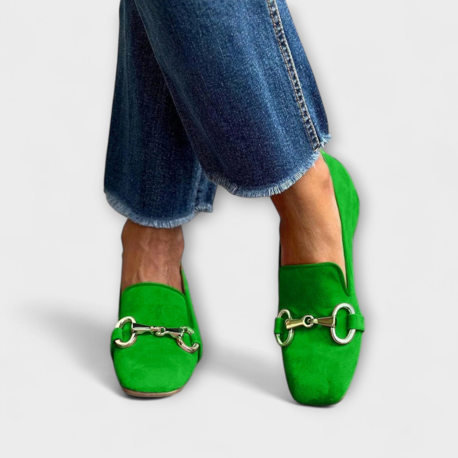 Taliah – Ballerinas with Square Toe and Buckle