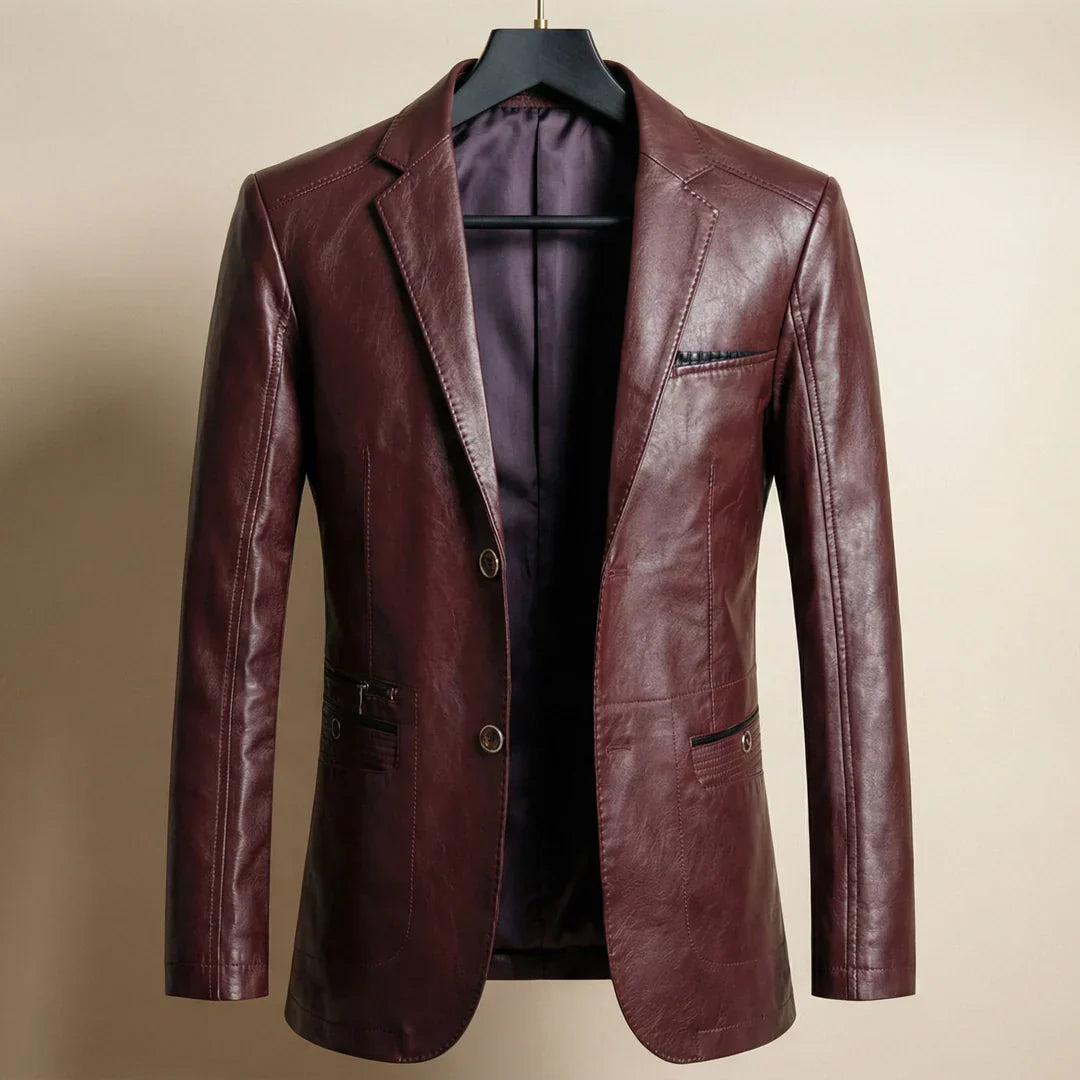 Riccardo — Leather Blazer